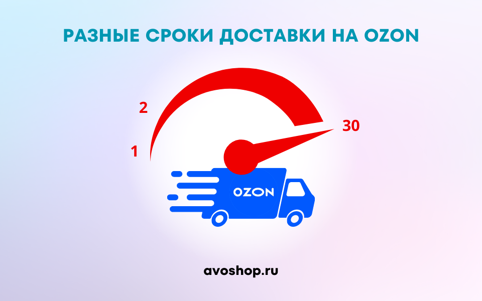 Как продавать на OZON товары с разными сроками доставки
